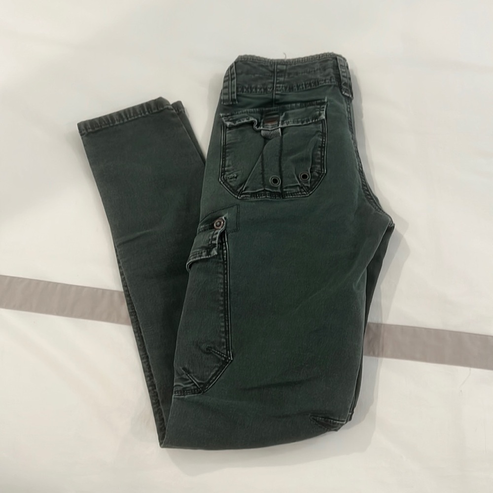 Free people brand cargo pants.
